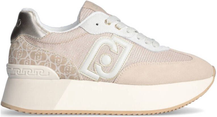 Liu Jo Platte Sneaker Sand Schoenen Beige Dames