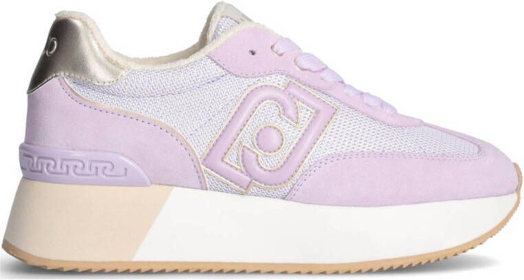 Liu Jo Dreamy 02 leren sneakers lila