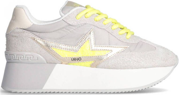 Liu Jo Grijze Suède Dreamy 03 Sneakers Gray Dames