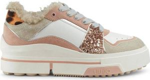 Liu Jo Hero 15 suède sneakers wit multi
