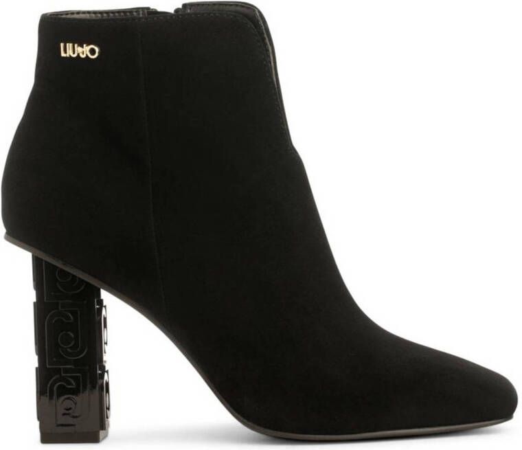 Liu Jo Enkellaars Black 37 Jennifer 05 Dames Enkellaarsjes Suede Zwart