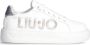 Liu Jo Witte Leren Sneaker met Verwijderbare Binnenzool White Dames - Thumbnail 1