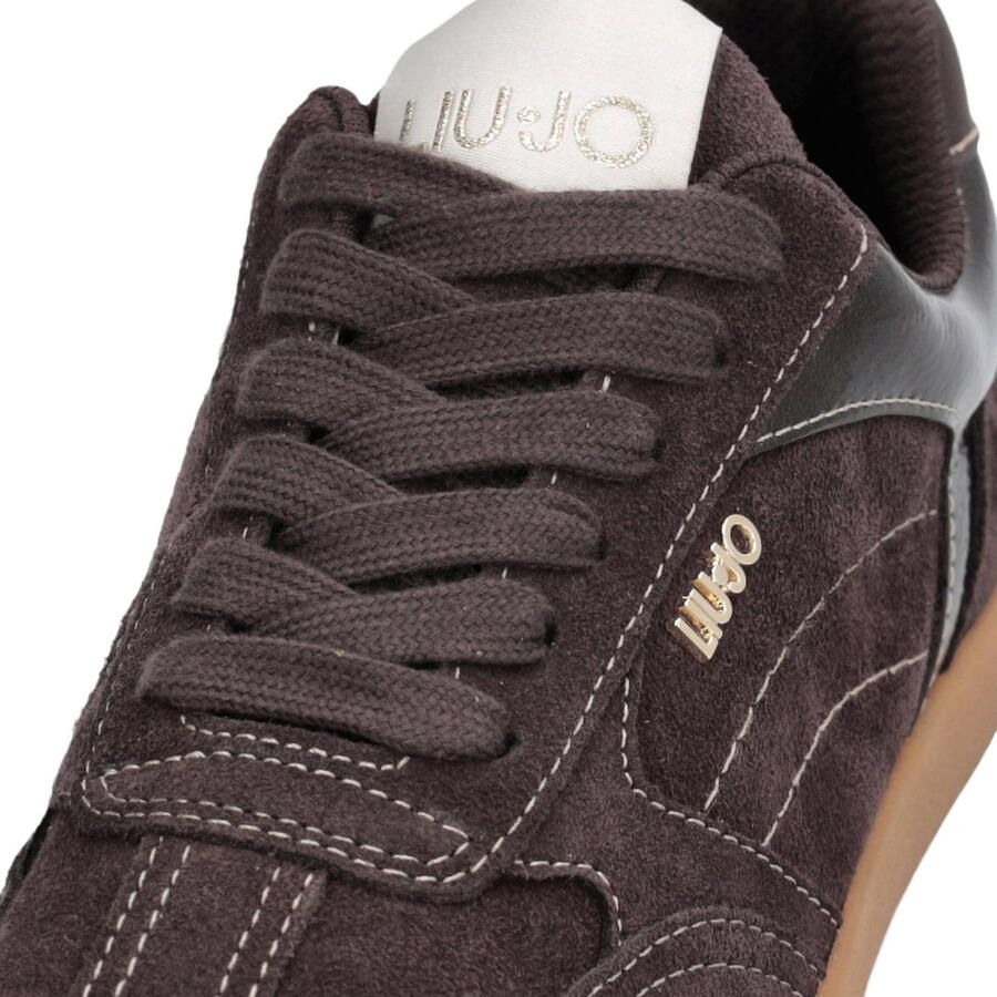 Liu Jo Connor 01 suède sneakers bruin - Foto 2