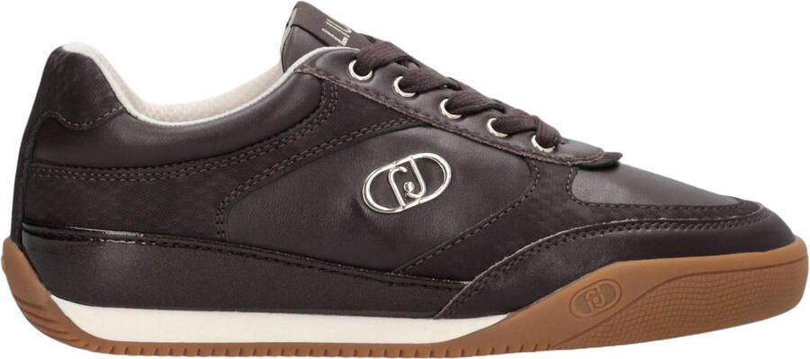 Liu Jo Lewis 01 leren sneakers bruin