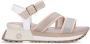 Liu Jo Casual Platte Sandalen voor Vrouwen Stijlvol en Comfortabel Beige Dames - Thumbnail 1