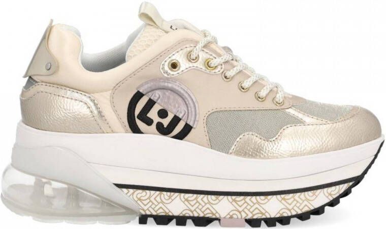 Liu Jo Maxi Wonder Air plateau sneakers goud beige