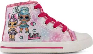 L.O.L. Surprise! lol Roze canvas sneaker L.O.L