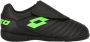 Lotto Milano 700 ID JR Junior zaalvoerbalschoenen zwart felgroen Leer 25 - Thumbnail 1