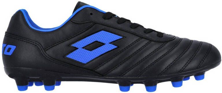 Lotto Milano 700 MG Senior voetbalschoenen zwart kobaltblauw Imitatieleer 40