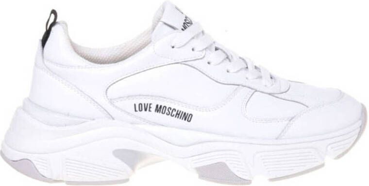 Love Moschino Stardust sneakers wit