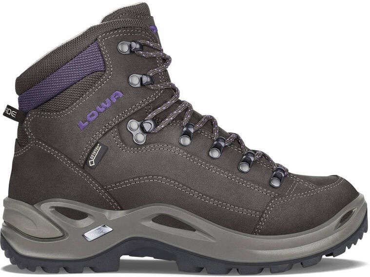 Lowa Hatland Renegade GTX Mid W wandelschoen Slate blackberry Schoenen Wandelschoenen Halfhoge schoenen