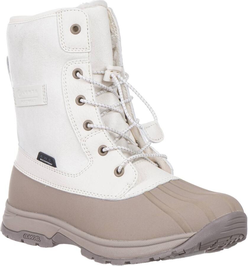 Luhta Tuttu snowboots met profielzool ecru zand - Foto 3