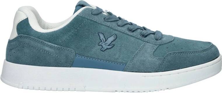 Lyle & Scott suède sneakers blauw