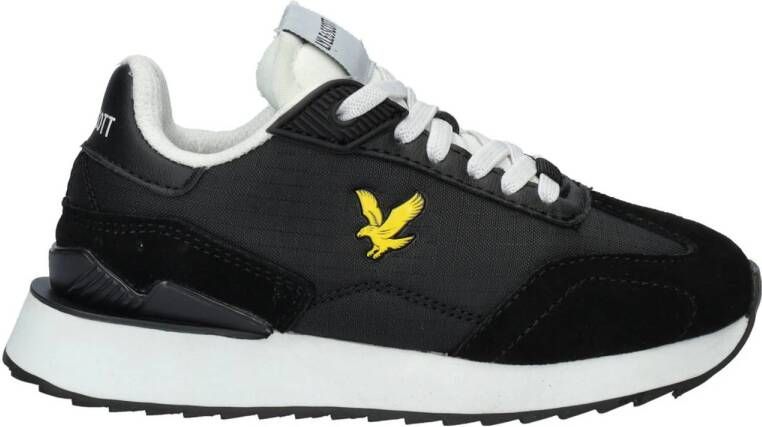 Lyle & Scott Wrath sneakers zwart Jongens Textiel Logo 31