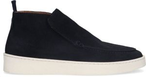 Manfield Dames Donkerblauwe suède boots
