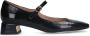 Manfield Dames Zwarte lakleren Mary Jane pumps - Thumbnail 1