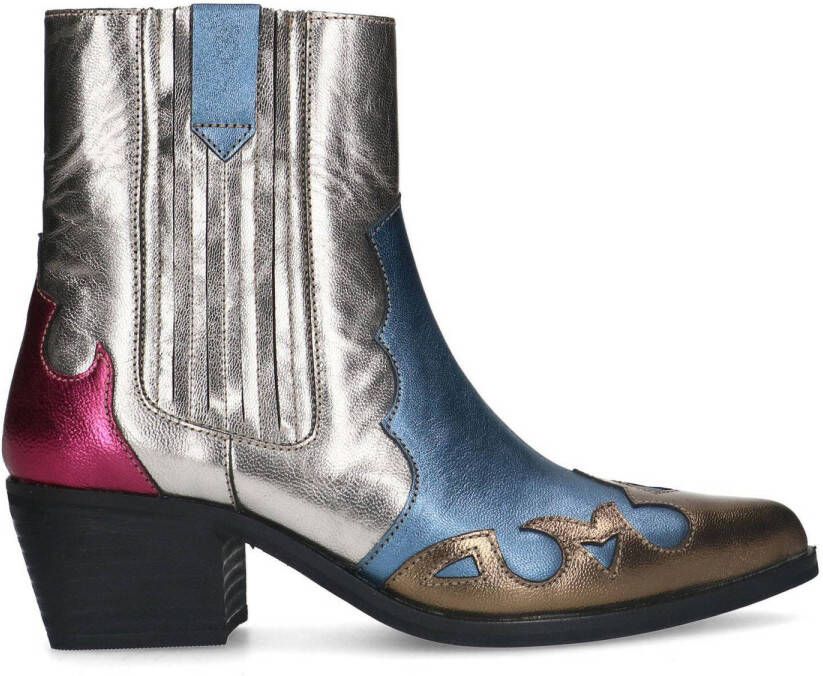 Blauwe enkellaarsjes manfield best sale