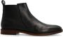 Manfield Heren Zwarte leren Chelsea boots - Thumbnail 1