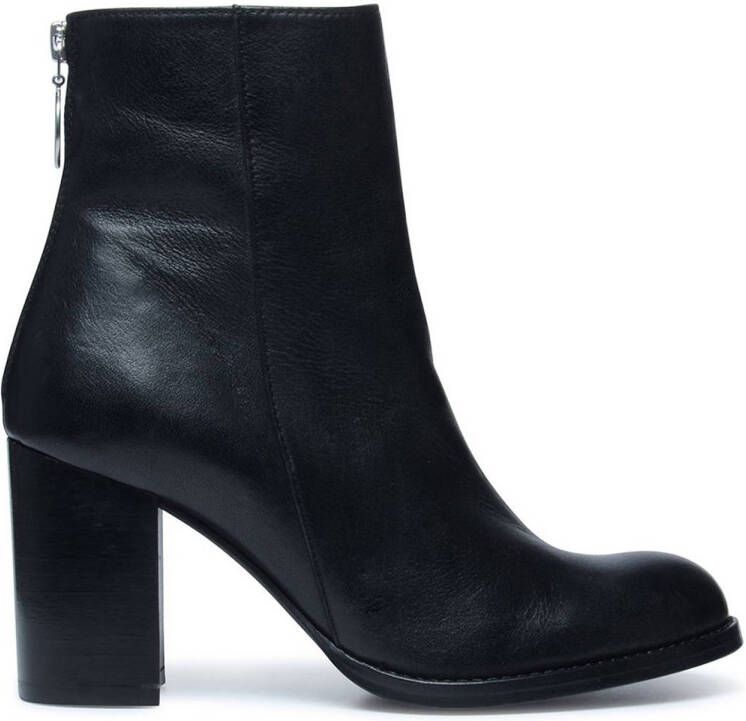 Zwarte Enkellaarsjes Laarsjes Hak Zwarte Laarsjes Blokhak Zwarte