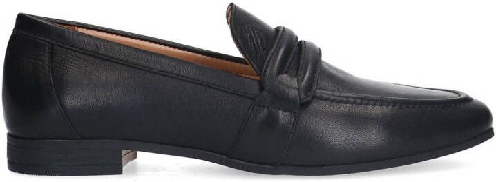 Manfield leren loafers zwart