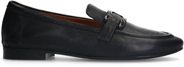 Manfield leren loafers zwart