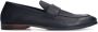 Manfield Heren Zwarte leren loafers - Thumbnail 1