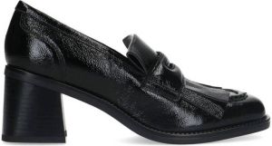 Manfield Dames Zwarte lakleren gesloten pumps