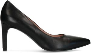 Manfield Dames Zwarte leren pumps