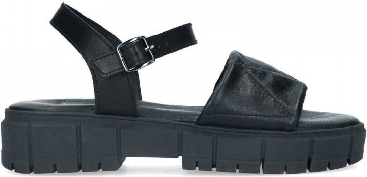 Zwarte Manfield dames sandalen online kopen? Vergelijk op Schoenen.nl