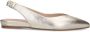 Manfield Dames Zilveren leren slingback ballerina's - Thumbnail 1