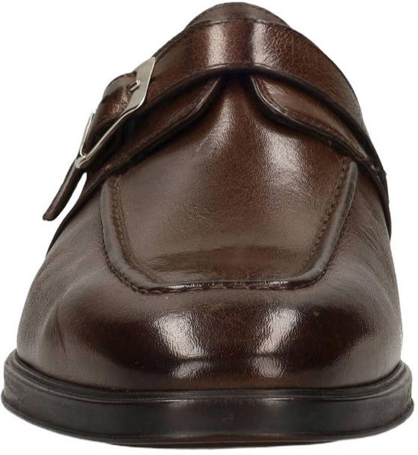 Manfield Black Label leren gespschoenen bruin - Foto 3