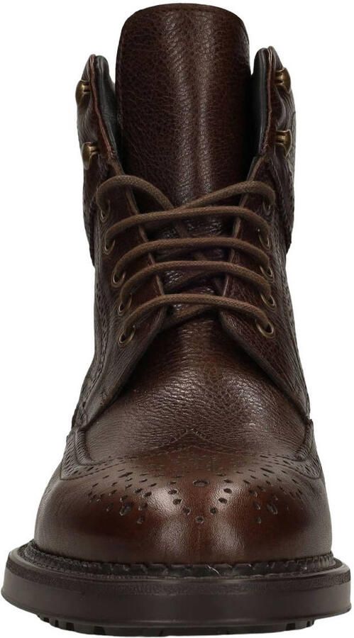 Manfield Black Label leren veterboots bruin - Foto 3