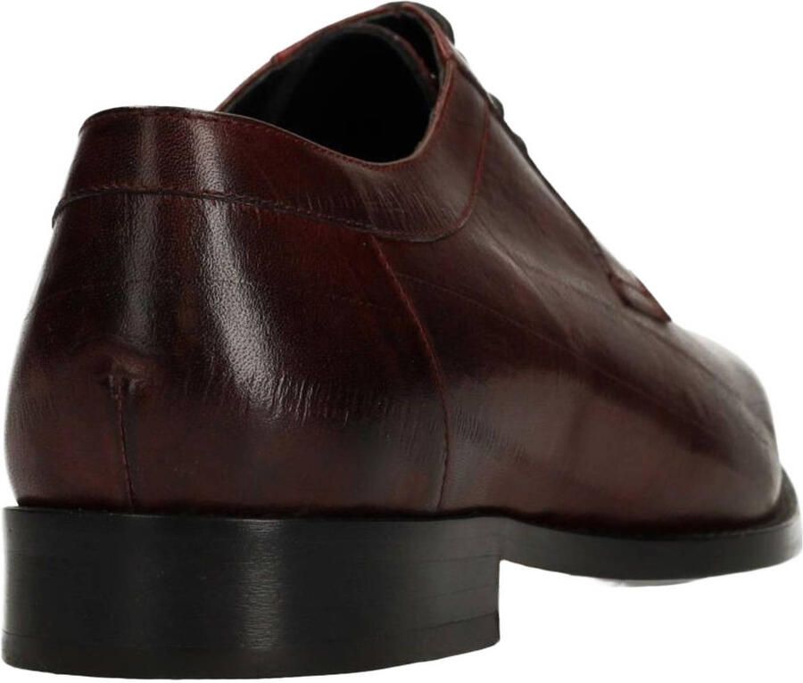 Manfield Black Label leren veterschoenen bordeaux