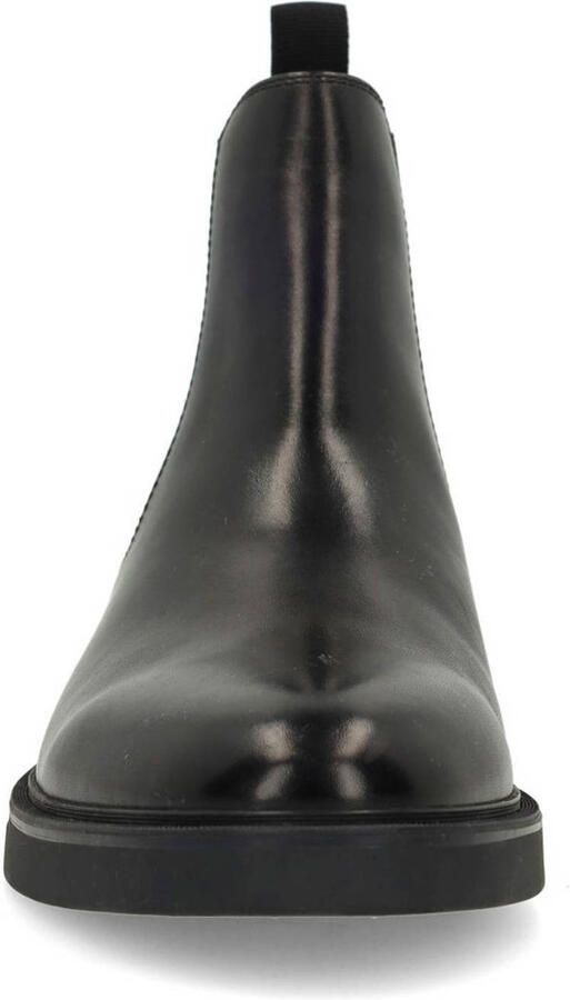 Manfield Heren Zwarte leren Chelsea boots - Foto 3
