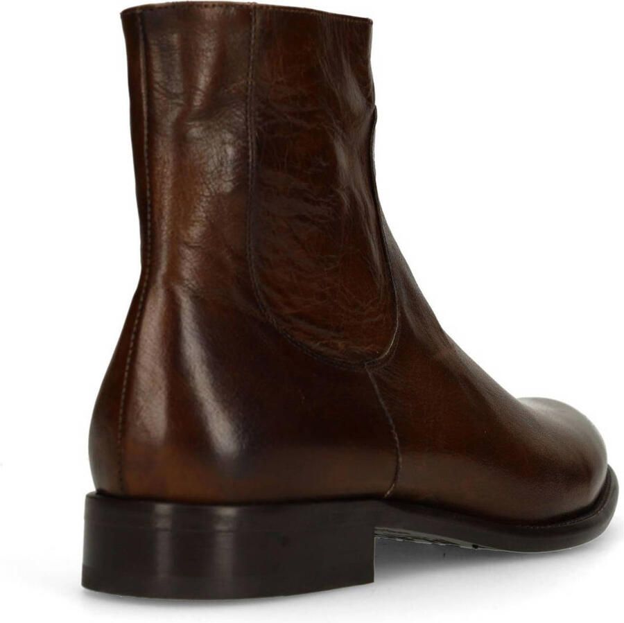 Black Label Heren Bruine leren boots
