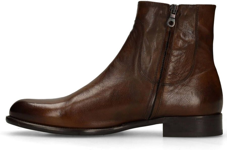 Black Label Heren Bruine leren boots - Foto 3