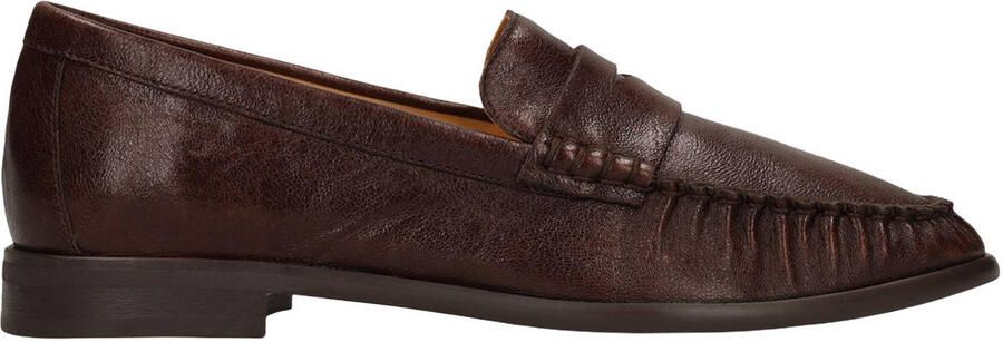 Manfield leren loafers bordeaux
