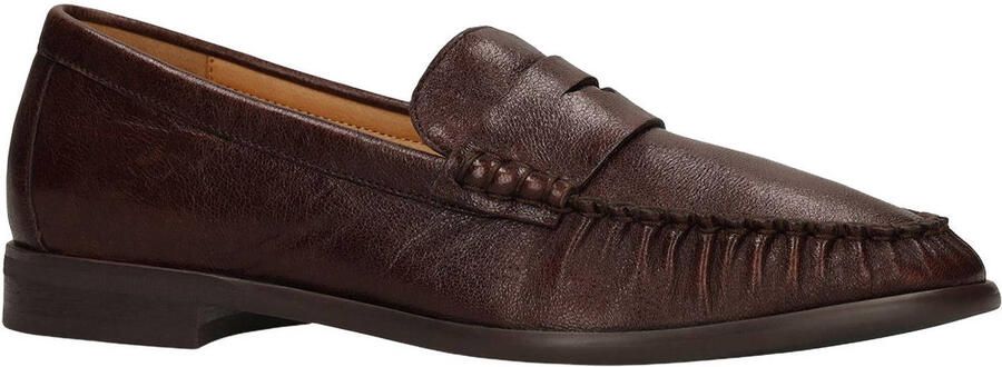 Manfield leren loafers bordeaux - Foto 2