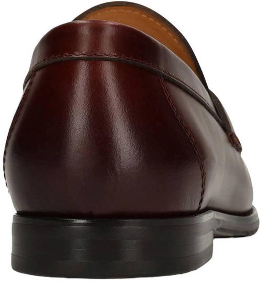 Manfield Heren Rode leren loafers - Foto 2