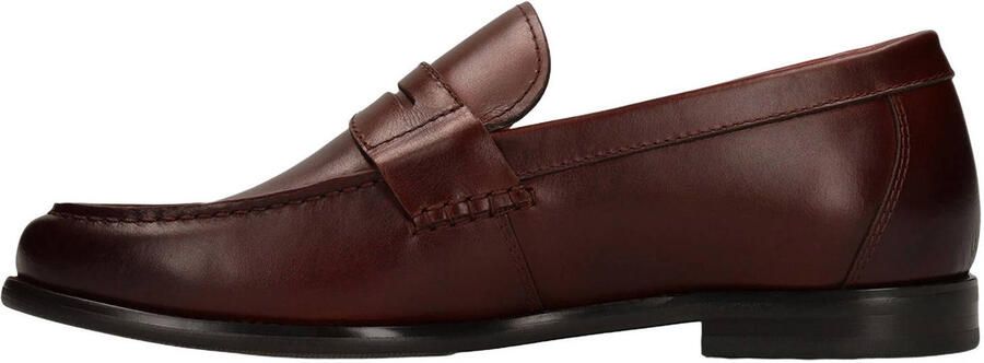 Manfield Heren Rode leren loafers - Foto 3