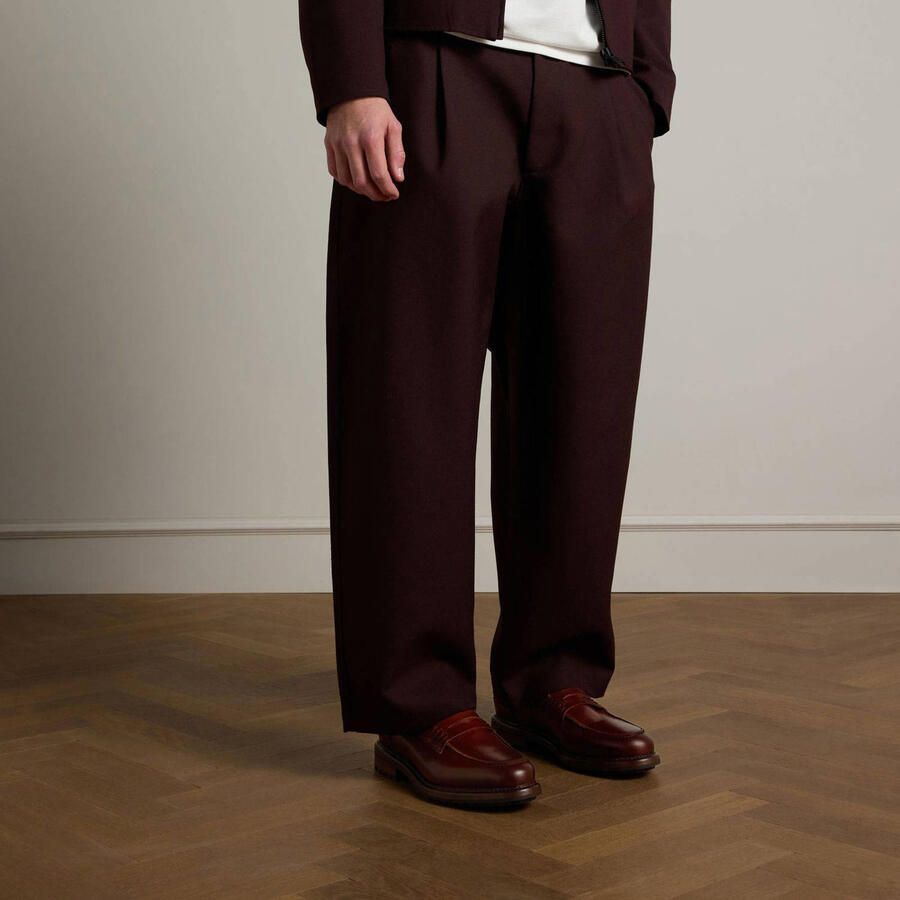 Manfield Heren Cognac leren loafers - Foto 2