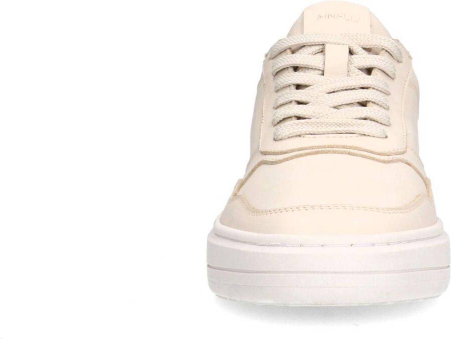 Manfield Heren Beige leren sneakers - Foto 2