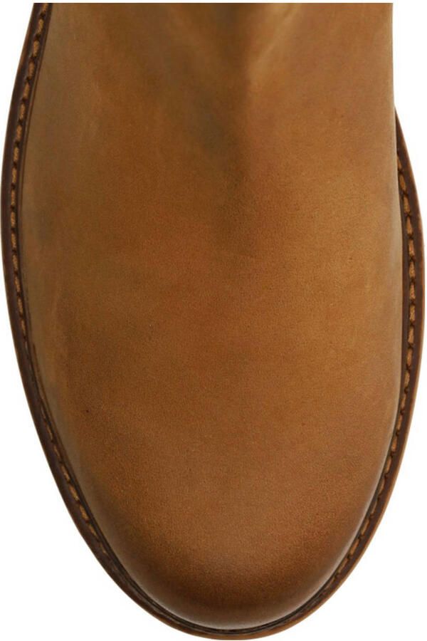 Manfield Heren Cognac nubuck chelsea boots - Foto 3