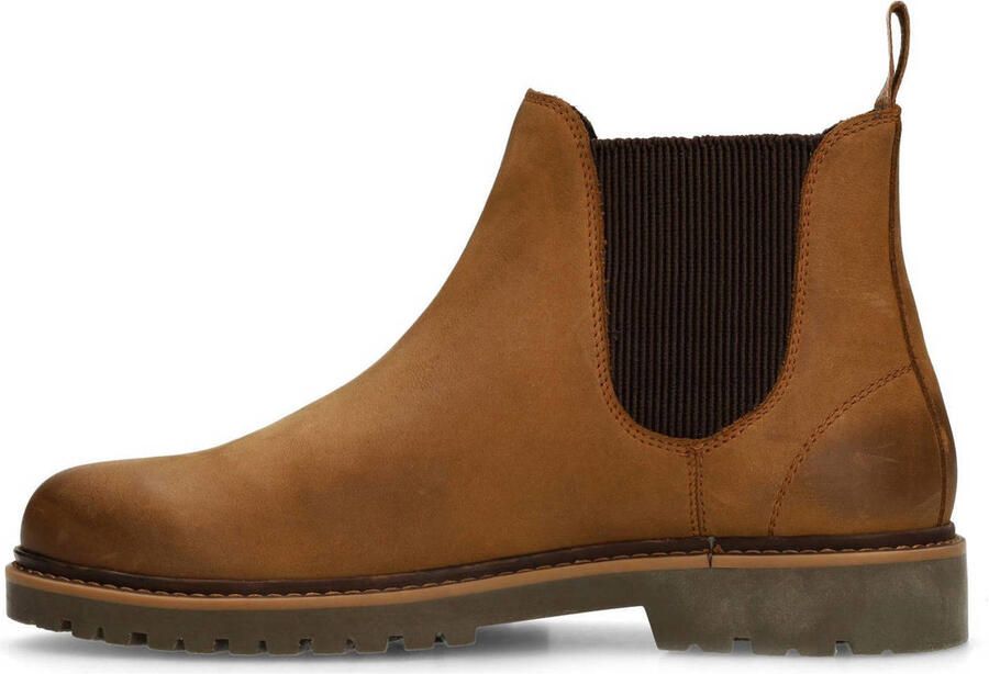 Manfield Heren Cognac nubuck chelsea boots - Foto 2