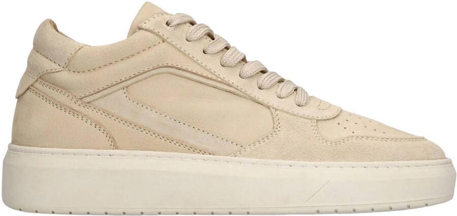 Manfield Heren Beige nubuck sneakers