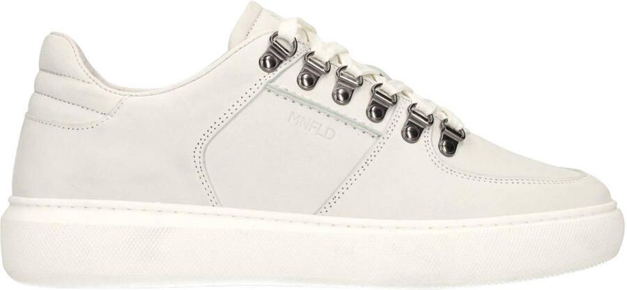 Manfield Heren Off white nubuck sneakers - Foto 3