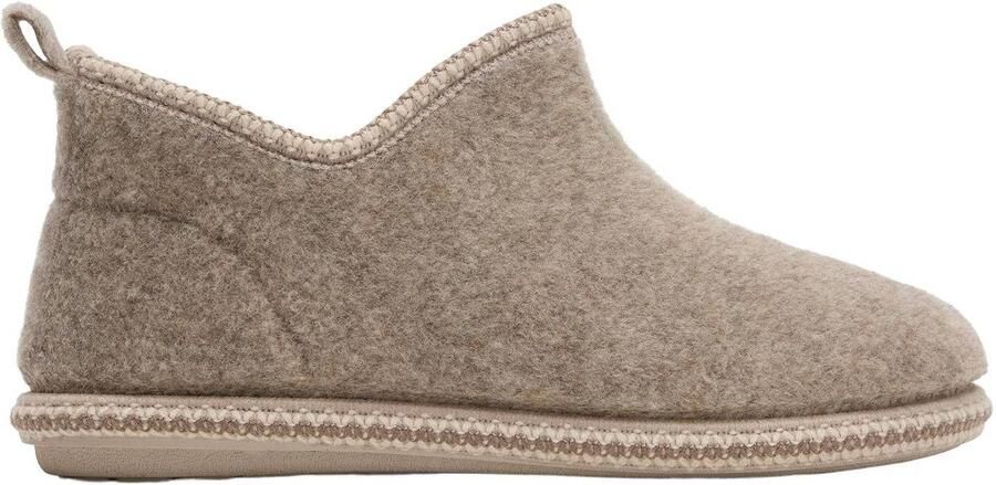 Manfield Dames Taupe pantoffels