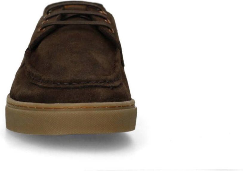 Manfield Heren Bruine suède veterschoenen - Foto 2