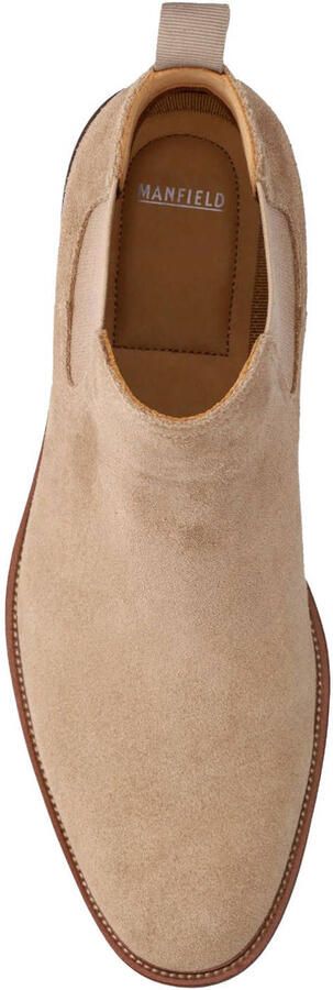 Manfield suède chelsea boots beige - Foto 3
