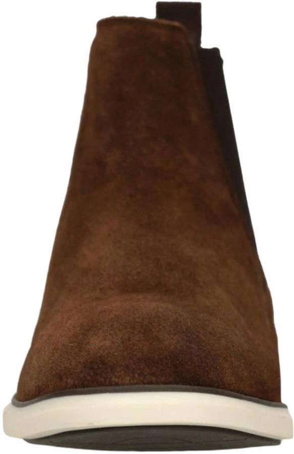 Manfield Heren Bruine suède chelsea boots - Foto 3